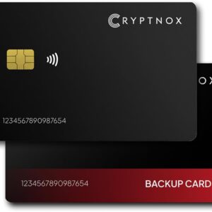 Ultra Secure Crypto Hardware Wallet – Pack OF 2 |Crypto Wallet Cold Storage for Bitcoin, Ethereum, Nfts & More | Biometric Pairing, Encrypted NFC Tap-To-Sign | Bonus FIDO2 Security Key Functionality